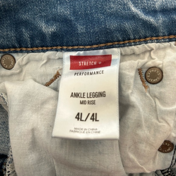 Express Ankle Jegging Mid Rise - Picture 4 of 5